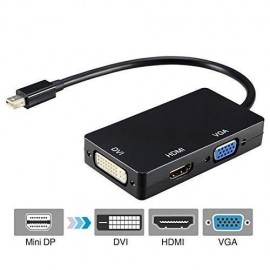 Adaptador Mini Displayport / Mac Thunderbolt Para HDMI/VGA/DVI