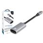 Cabo Conversor USB-C para HDMI Fmea 10cm, Alum. 5+ -  018-7455
