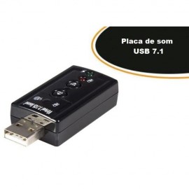 Placa de Som USB 7.1 - Empire