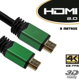 Cabo HDMI 2.0 Tv 3D 4K M/M Filtro 3 Metros - Empire